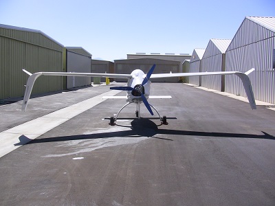 JA5 Walrus Canard Aircraft Back