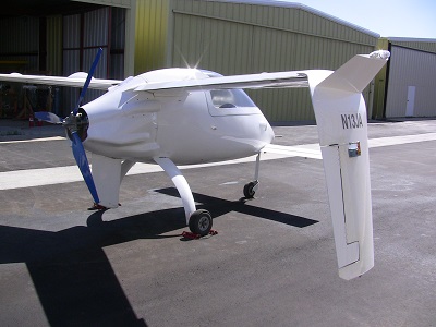 JA5 Walrus Canard Aircraft Servo Electric Rudder