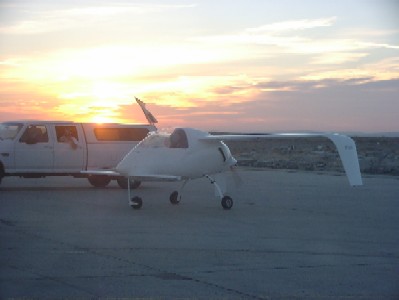 JA5 Walrus Canard Aircraft First Runway Flight with Ground Support