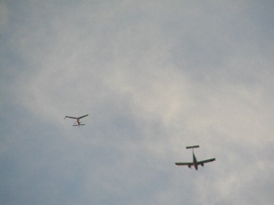 JA5 Walrus Canard Aircraft First Up and Away Overhead