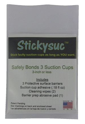 Stickysuc Suction Cup Adhesion Kit