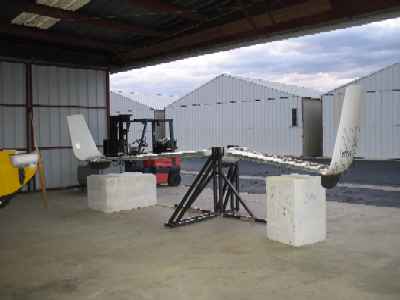 full scale wing load test fixture 1
