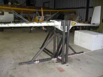 full scale wing load test fixture 2